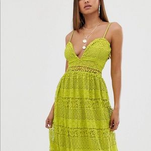 ISO: Lime Missguided Lace Midi Dress